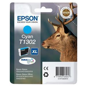 Epson T1302 Extra High Capacity Cyan Ink Cartridge 
