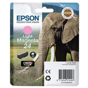 Epson 24 Light Magenta Ink Cartridge 360 pages 