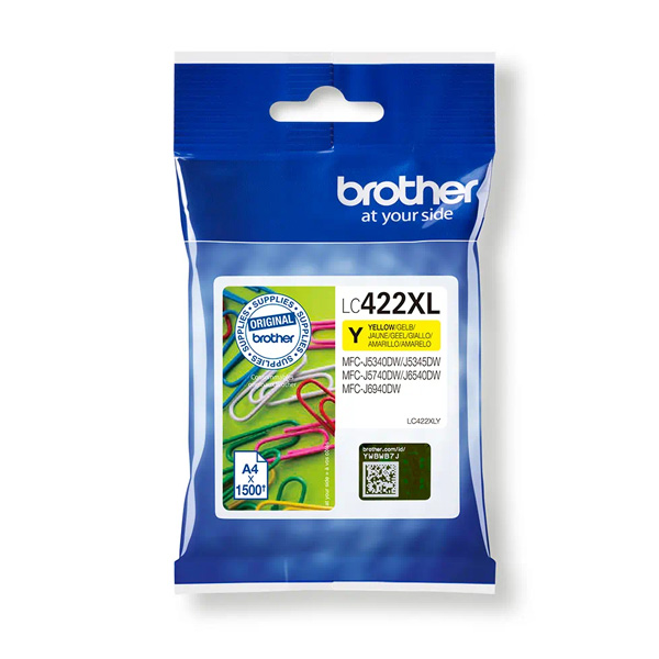 Brother LC422XY High Capacity Yellow Ink Cartridge 