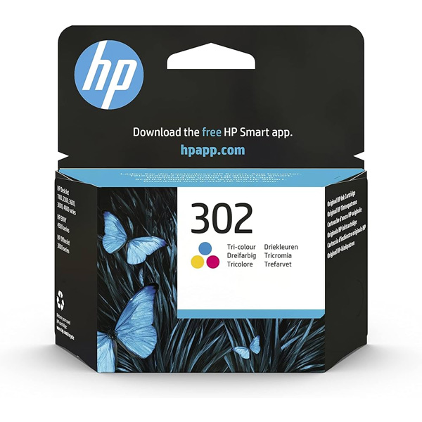 HP 302 Tri-Colour Ink Cartridge