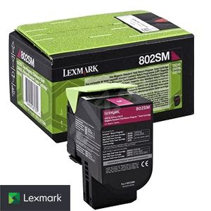 Lexmark 802SM Magenta Toner Cartridge 